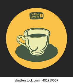 Coffee shop vector illustration