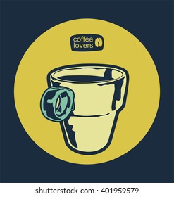 Coffee shop vector illustration
