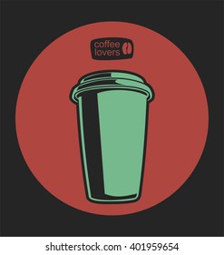 Coffee shop vector illustration