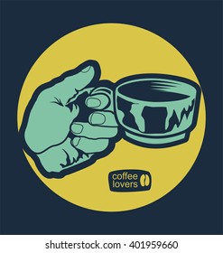 Coffee shop vector illustration
