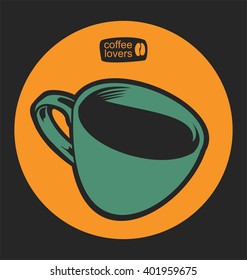 Coffee shop vector illustration