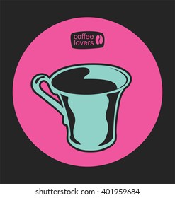 Coffee shop vector illustration