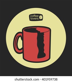 Coffee shop vector illustration