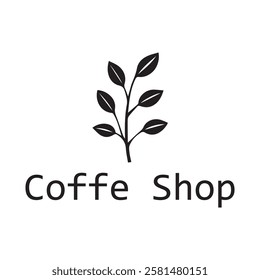 Coffee Shop Vector Logo Design Icon Graphic