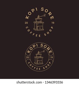 Coffee Shop Vintage Logo Design