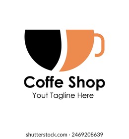 Coffee shop vintage modern logo