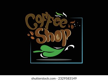 COFFEE SHOP word template design