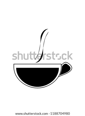 Coffee sign or loge isolated vector
A stylized cup of coffee for a sign or as a logo for your business.
It is a coffeecup in black and white and above the cup there is fog of the hot coffee.
