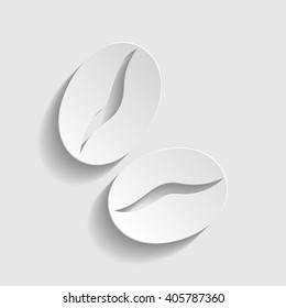 Coffee sign. Paper style