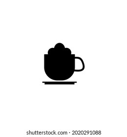 Kaffee Silhouette Vektor. Schwarzer Kaffee. Silhouette Craft.