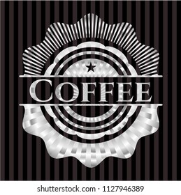 Coffee silvery badge