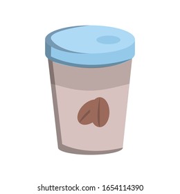 coffee simple illustration vector clip art