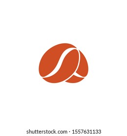 coffee simplecurves bean clear design vector
