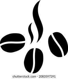 Coffee smell vector illustration on a white background. An isolated flat icon illustration of coffee smell.