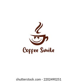 Coffee Smile logo drink shop