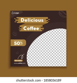Coffee Social Media Post Template