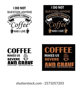 Coffee speulled backwards is eeffoc just know that i dont give eeffoc unti Ive had my coffee t-shirt design, Coffee t-shirt design vector, Illustration