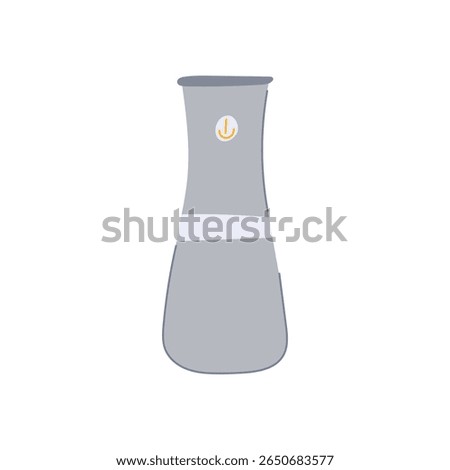 coffee spice grinder cartoon. stainless steel, ceramic blade, mill compact coffee spice grinder sign. isolated symbol vector illustration