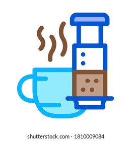 coffee spices icon vector. coffee spices sign. color symbol illustration
