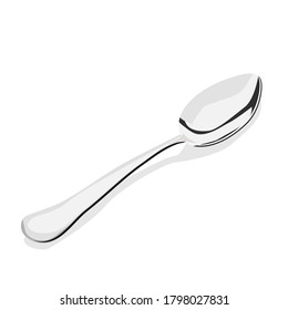 Coffee spoon vector illustration Isolated on white