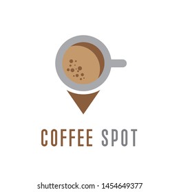 Coffee Spot Logo Vector Template 