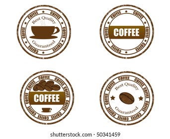 coffee stamps set  - more available