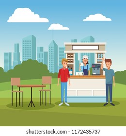 Coffee stand ar park