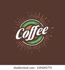 Coffee sticker concept line icon. Simple element illustration. Coffee shop sticker and logo concept outline symbol design. Can be used for web and mobile UI/UX . Modern vector style.