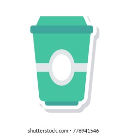 coffee sticker icon 