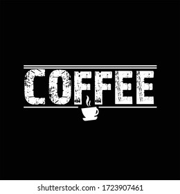 Coffee Style t shirt design in Vector Illustration.