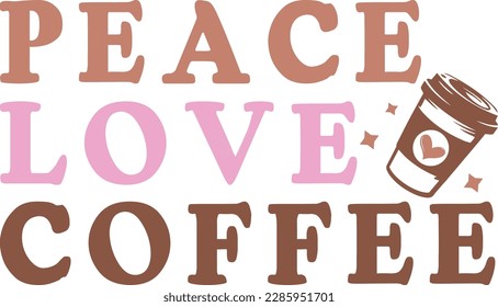 Coffee Sublimation Design 
Vector Files