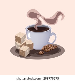 Coffee and sugar