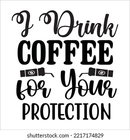 Coffee svg design cut file