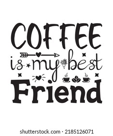 Diseño De Café SVG Perfecto Para Camisetas Y Otros