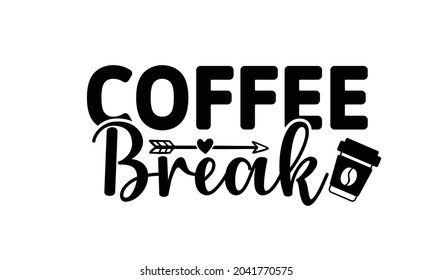 Coffee SVG T shirt Design Template