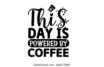 Coffee SVG T shirt Design Template
