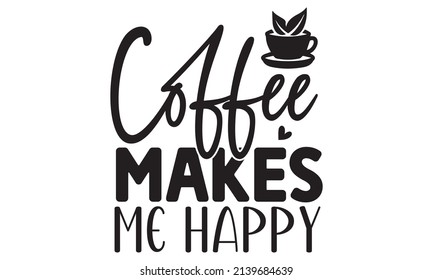 Coffee SVG T shirt Design Template