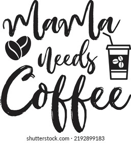 Coffee SVG T Shirt Design