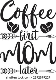 Coffee SVG T Shirt Design