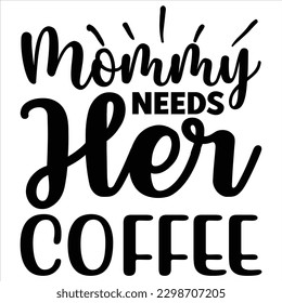 Coffee SVG T shirt Design Template 