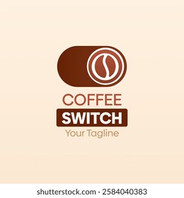 Coffee Switch Logo Design Template. Good for Business, Agency, Community and Organization