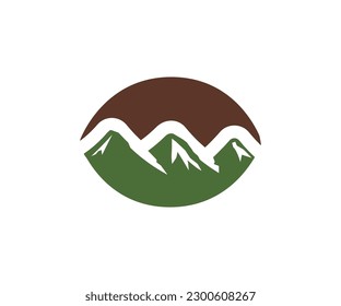 the coffee symbol combined with the mountain symbol makes a great logo