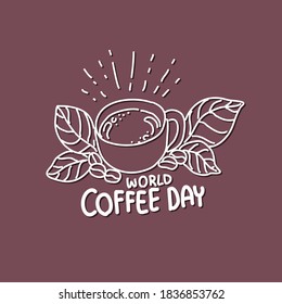 Coffee symbol illustration design of vector.