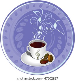 coffee symbol for the logo