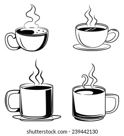 Coffee Symbol Set Collection