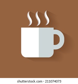 Coffee symbol,clean vector