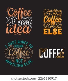coffee t shirt design bundle. awesome coffee typography t shirt design for coffee lover.