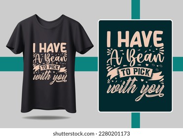 Coffee T shirt Design Modern brush calligraphy, Isolated on white background. Inspiration graphic design typography element vector Files