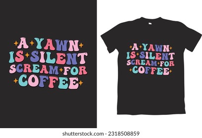Coffee t shirt design, coffee t shirt template