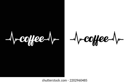 Coffee T shirt design, typography